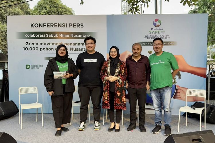 Gerakan Green Movement Sabuk Hijau Nusantara Tanam 10 Ribu Pohon di IKN