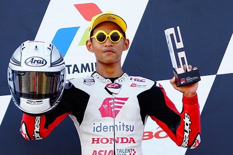 Dominasi Pembalap Astra Honda di Mandalika, Veda Sapu Bersih Podium Tertinggi IATC 