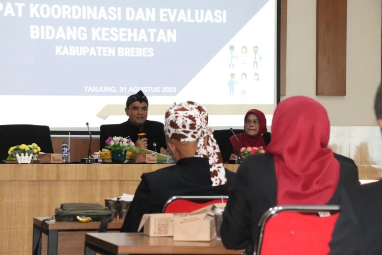 Rakor dan Evaluasi Bidang Kesehatan di Brebes Fokus Tingkatkan Kesehatan Ibu dan Anak