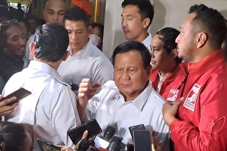 Prabowo Subianto Kunjungi Kantor DPP PSI: Nanti Gantian Giring Samper Saya