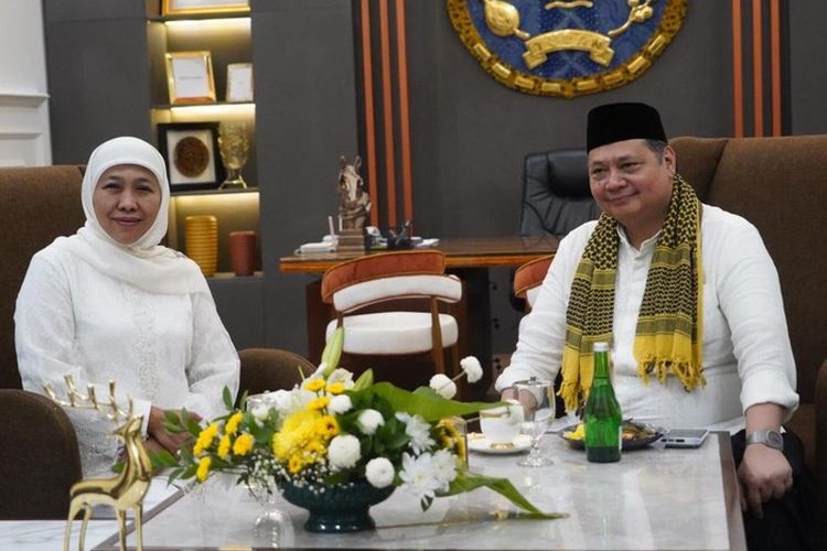 Airlangga Bertemu Khofifah: Bakal Ada Kejutan