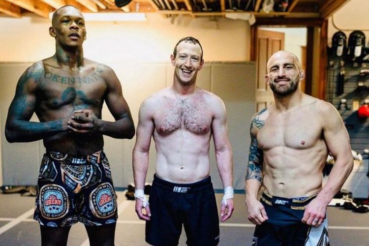 Momen Latihan Mark Zuckerberg Bersama Atlet Juara UFC, Siap Menghadapi Elon Musk?