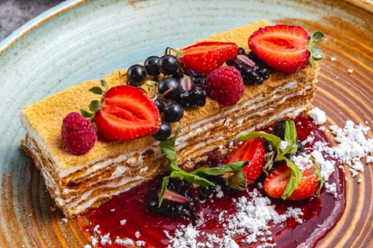Kue Kekinian! Resep Mille Crepes Cake, Nikmat di Tiap Gigitan