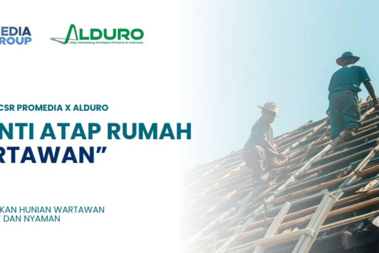 Promedia Group dan Alduro Ganti Atap Rumah Wartawan Gratis, Perangi Sampah Sambil Tingkatan Kenyamanan Hunian Jurnalis