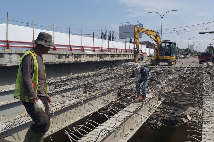 Perbaikan Jembatan Sumurpanggang Diperkirakan Selesai Agustus 2023