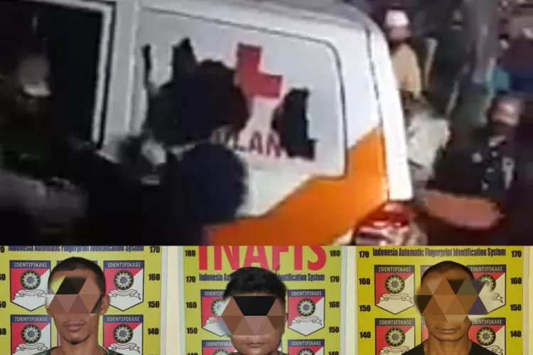 Tiga orang ditetapkan sebagai tersangka dalam kasus perebutan jenazah dan perusakan mobil ambulans jenazah Covid-19 di Desa Pace, Kecamatan Silo, Kabupaten Jember. (ANTARA/HO- Polres Jember)    (Antara)
