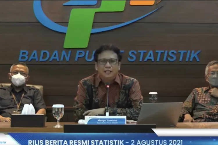 Kepala Badan Pusat Statistik (BPS) Margo Yuwono. (ANTARA/ Tangkapan layar aplikasi Youtube)