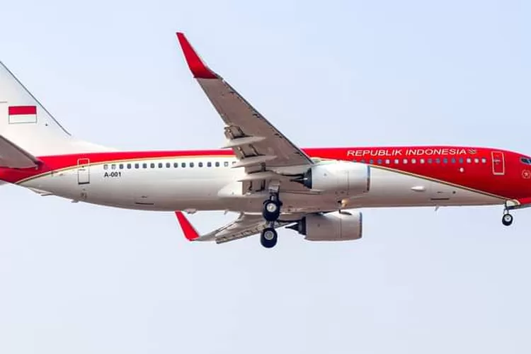 Pesawat Kepresidenan/Twitter @alvinlie21