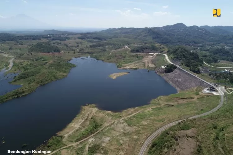 Bendungan Kuningan di Jawa Barat yang siap diresmikan oleh Kementerian PUPR (ANTARA/HO-Kementerian PUPR)