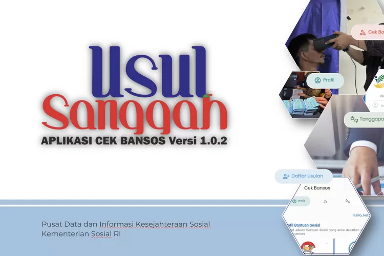 Aktivasi fitur "Usul" dan "Sanggah" pada aplikasi Cek Bansos. (Foto: Biro Hubungan Masyarakat Kementerian Sosial RI)