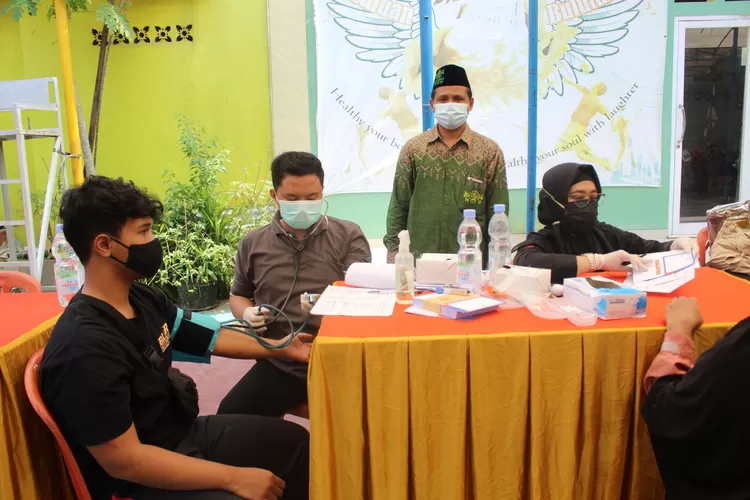 Vaksinasi PRI NU Griya Bukit Jaya  (Foto Dokumentasi Ipan)