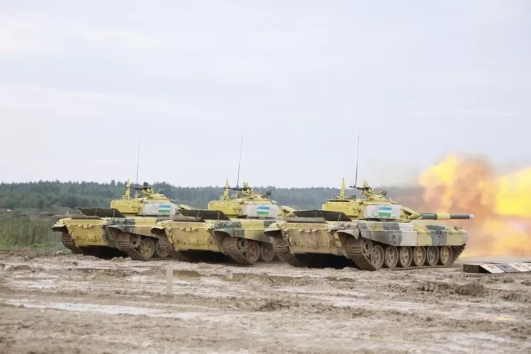 Kontingen Uzbekistan Saat Kompetisi Tank ArMI-2021 Berlangsung (Gazeta)