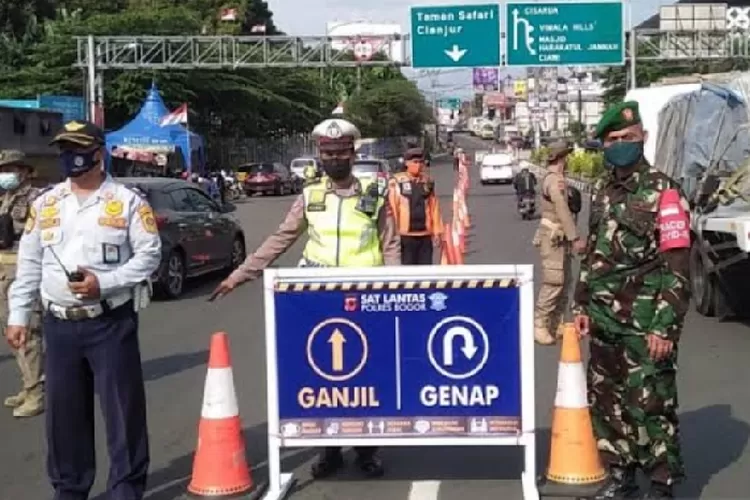 Ganjil Genap Kabupaten Bogor (Gambar Antara.com)