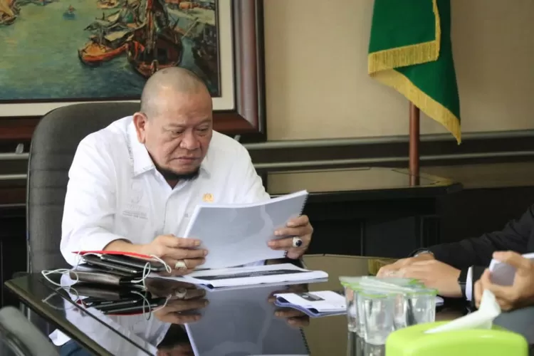 Ketua DPD RI, AA LaNyalla Mahmud Mattalitti.  ((ANTARA/HO-Tim DPD RI))