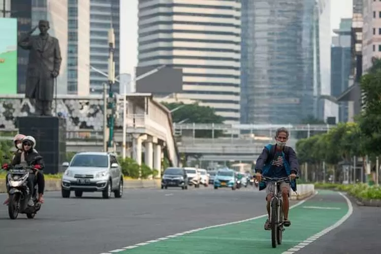 ilustrasi suasana Jakarta saat PPKM ( Photo : metro.tempo)