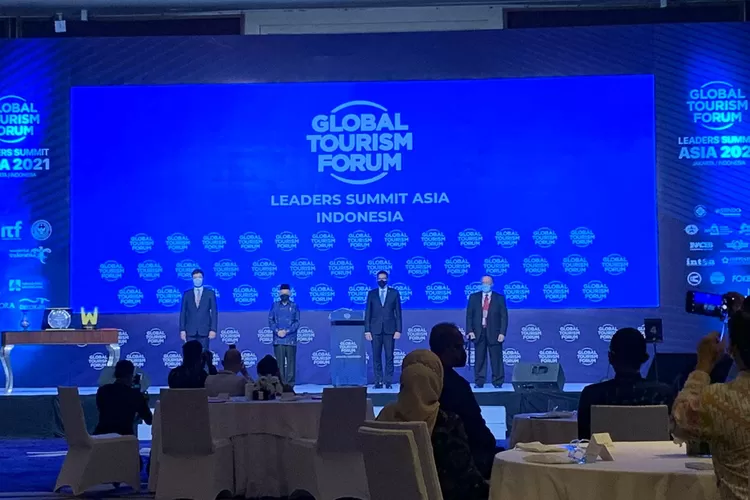 Wapres K.H. Ma'ruf Amin Membuka Global Tourism Forum di Jakarta (15/09/2021) (Tria P)