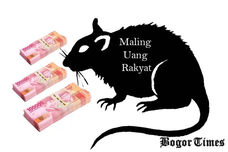 Ilustari Maling Uang Rakyat (Arul/Bogor Times)