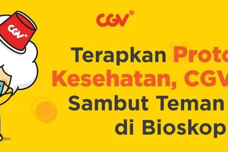 Bioskop CGV buka hari ini, Kamis, 16 September 2021 (CGV Indonesia)