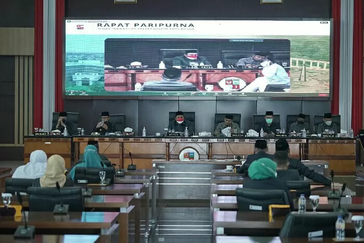 Rapat paripurna anggota DPRD Kota Bogor