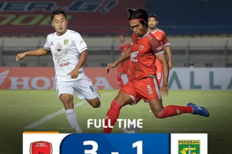 Hasil Akhir PSM Makassar vs Persebaya Surabaya pada pekan ketiga BRI Liga 1 Indonesia. (Instagram/@BRILiga1).