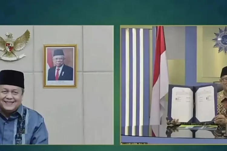 Muhammadiyah dan Bank Indonesia tandatangai MoU - Foto: Tangkap layar muhammadiyah.or.id