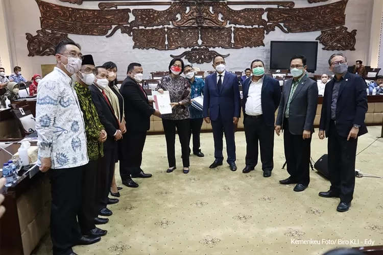 Menteri Keuangan, Sri Mulyani seusai rapat di gedung DPR RI (Menkeu) (dok.  Kemenkeu.go.id)