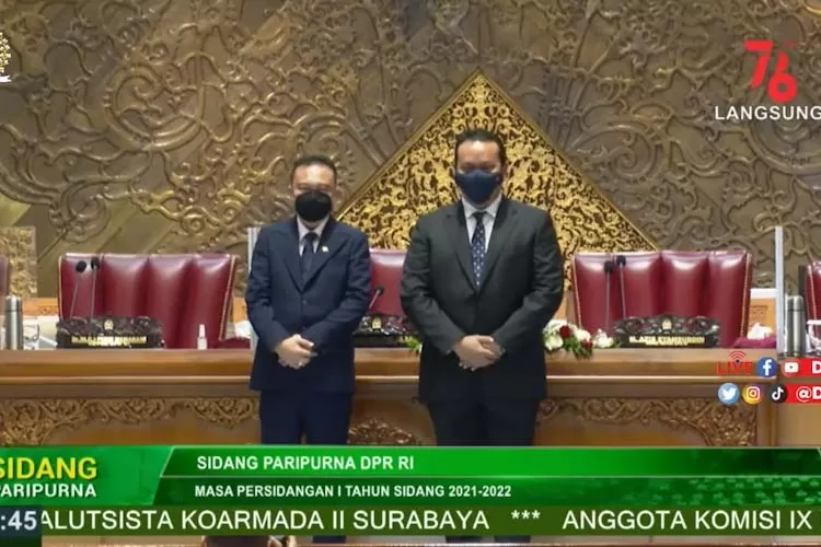 Nyoman Adhi Suryadnyana setelah dinyatakan terpilih menjadi Anggota Badan Pemeriksa Keuangan (BPK) RI (dok. Iyan Linggau)