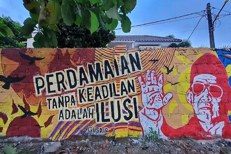 Parade Mural Gusdurian (Instagram @inayawahid)