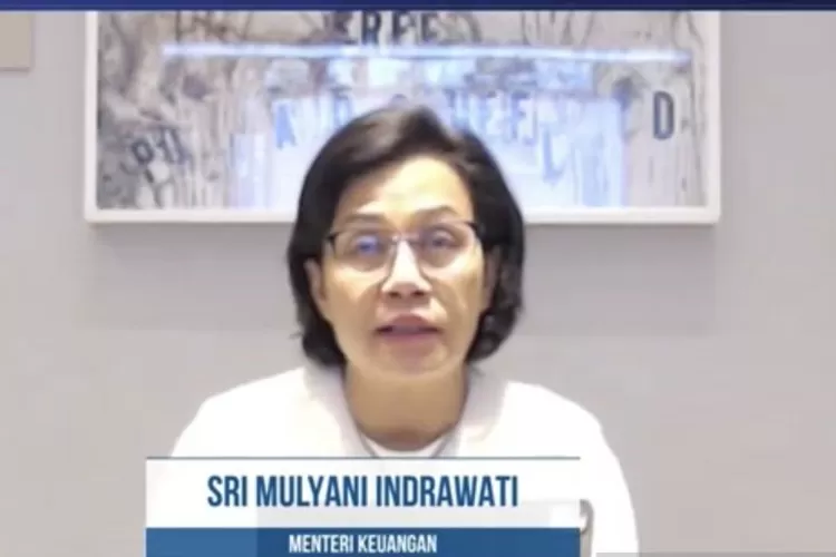 Tangkapan layar Menteri Keuangan Sri Mulyani Indrawati dalam konferensi pers di Jakarta, Kamis (7/10/2021).  ((ANTARA/AstridFaidlatulHabibah))