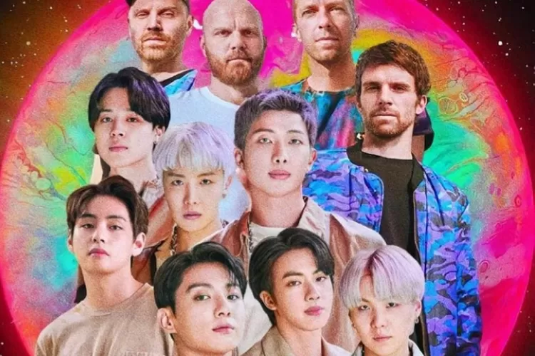 Kolaborasi BTS dan Coldplay (bts_bighits_officials)