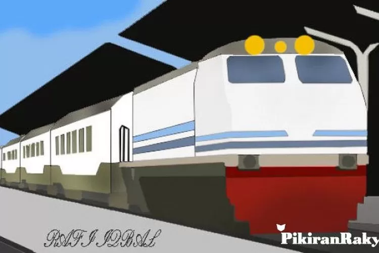 ilustrasi kereta cepat ( Gambar : Pikiran Rakyat)