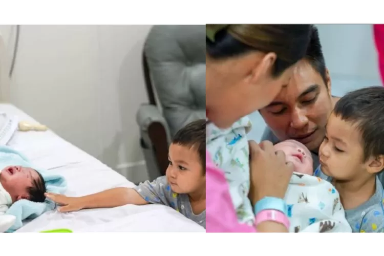 Baim Wong dan Paula Verheoven sedang berbahagia atas kelahiran putra kedua mereka. (Kolase Instagram/@kianotigerwong)