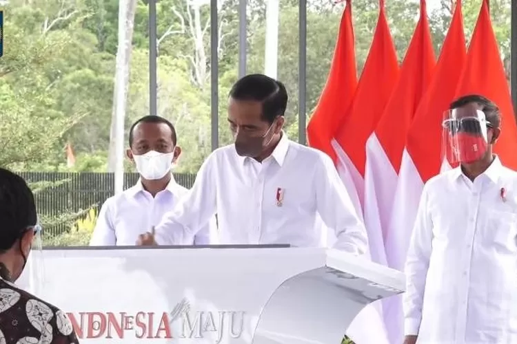 Presiden Jokowi meresmikan PLBN Sota di Merauke, Provinsi Papua (Instagram/@kemendagri)