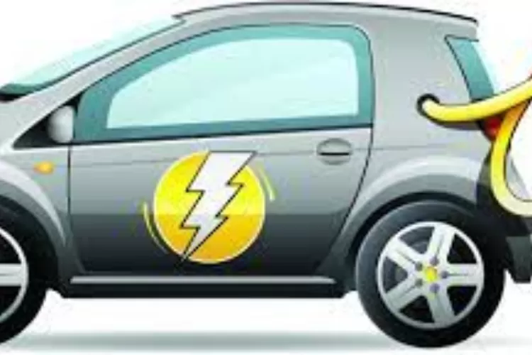 Ilustrasi mobil listrik (Asep GMM)