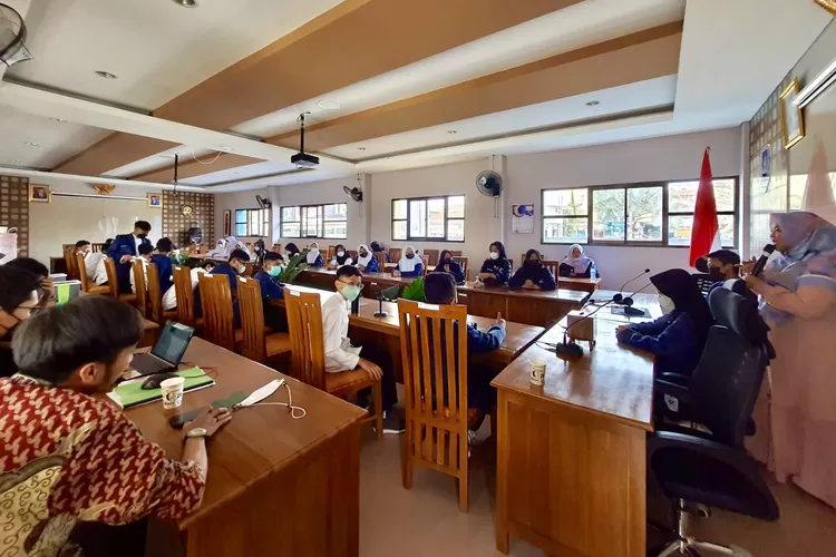 Proses pemilihan ketua OSIS di SMP PCI Kabupaten Bandung - Foto: Istimewa PCI
