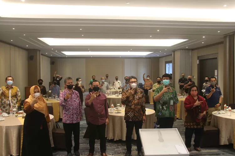 Kegiatan Bimbingan Teknis Usaha Jasa Perjalanan wisata yang diselenggarakan Dinas Pariwisata DIY, Jumat (15/10/2021) (Dok. Dispar DIY)