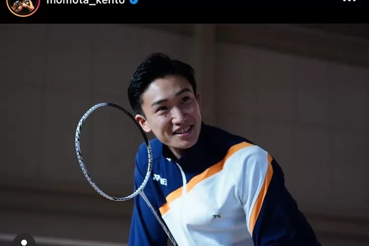 Kento Momoto, pebulu tangkis Jepang  (IG/momoto_kento)