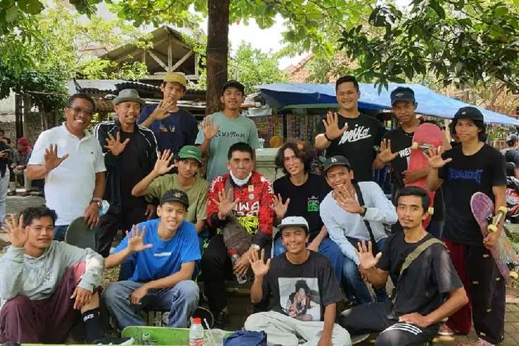 Porserosi Kabupaten Bogor di ajang Sumpah pemuda agresive in line skate dan kompetisi skate board, Cianjur. (Rosyka/Bogor Times)