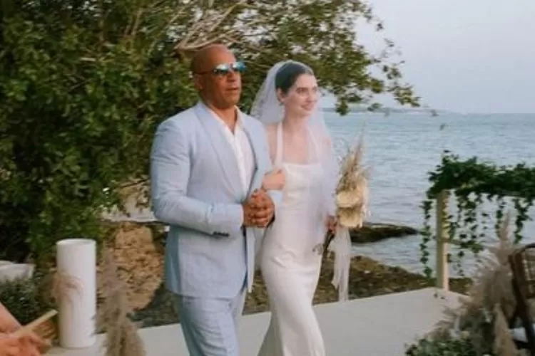 Vin Diesel mengantar Meadow Walker, Anak Paul Walker ke altar pernikahan (instagram.com/meadowwalker)