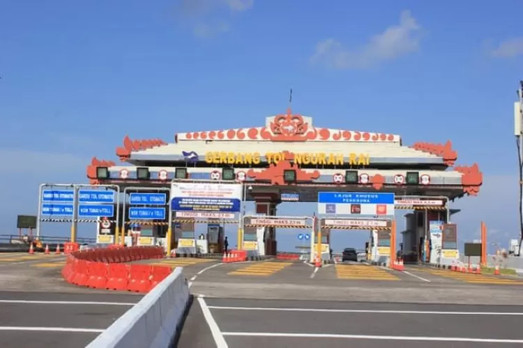 Gerbang Tol Ngurah Rai, Bali direncanakan akan menerapkan MLFF akhir 2022 (dok. Badan Pengaturan Jalan Tol Kementerian PU)