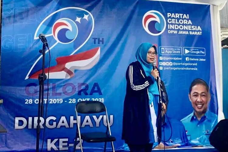 Ketua Bidang Perempuan DPW Gelora Jawa Barat, Lida Maulida  - Foto: Dopk Gelora