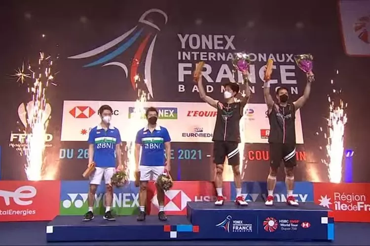 Berikut rahasia pemain ganda putra Korea Selatan mengalahkan Marcus&ndash;Kevin di Yonex French Open 2021  (Instagram/@ina_badminton)