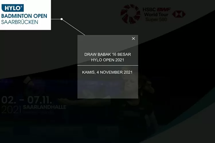 Atlet-atlet kebanggaan Indonesia sedang bertanding di babak 16 besar pertandingan Hylo Badminton Open 2021, berikut line-up dan para atletnya (Tangkap layar akun YouTube/Sobadminton)