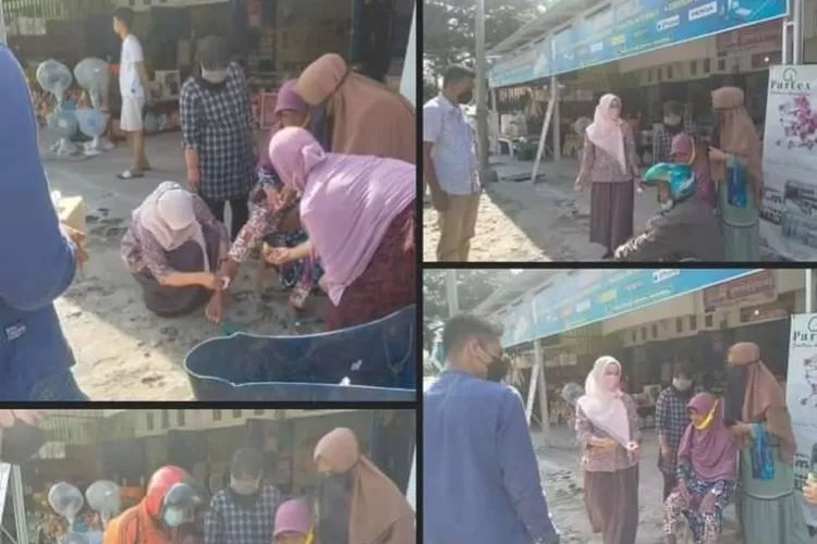 Bupati Luwu Utara menolong seseorang yang mengalami kecelakaan (bukamatanews.id,)