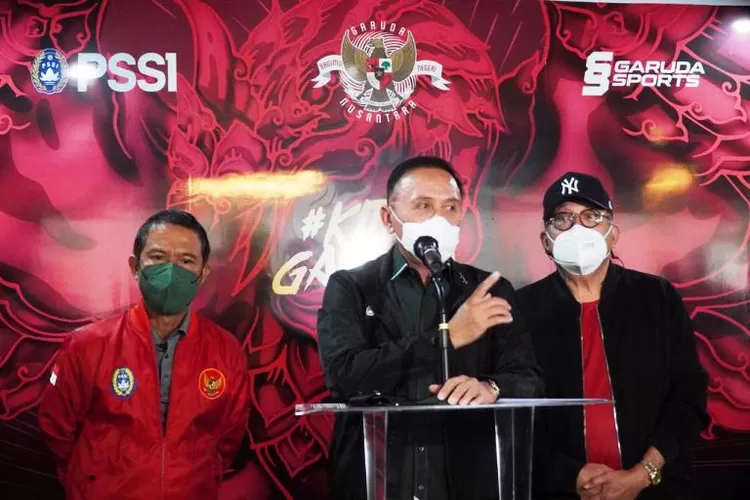 Ketua Umum PSSI Mochamad Iriawan, saat memberikan keterangan kepada wartawan. (pssi.org)