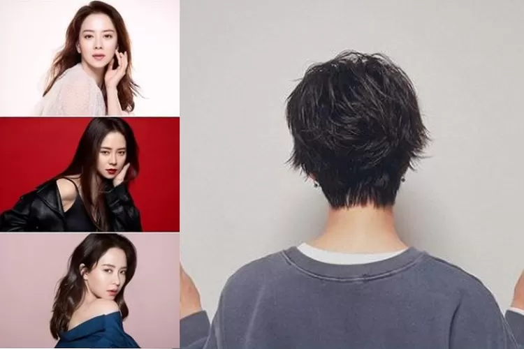 Song Ji Hyo, aktris yang identik dengan rambut hitamnya yang panjang dan indah kini tampil dengan rambut sangat pendek (Kompilasi Instagram/@my_songjihyo)