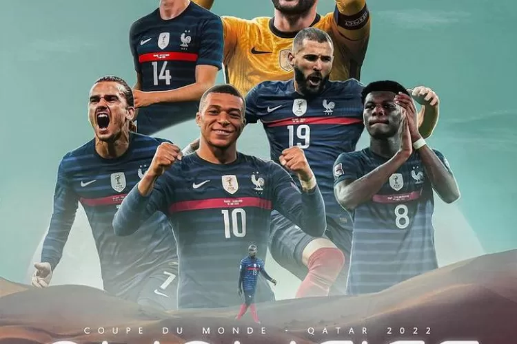 Prancis lolos Putaran Final Piala Dunia 2022 Qatar (Instagram.com/@equipedefrance   )
