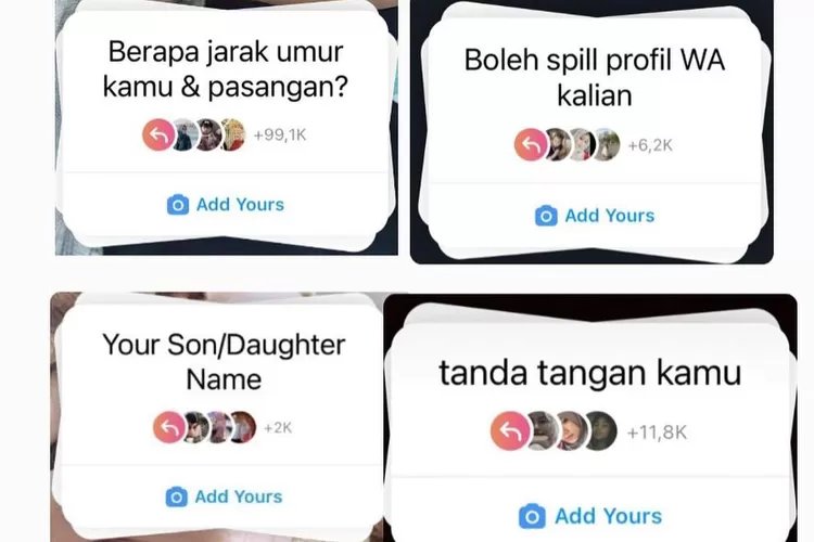 Hati-Hati Penipuan Modus Baru, Challenge Add Yours di Instagram (galamedia.pikiran-rakyat.com)