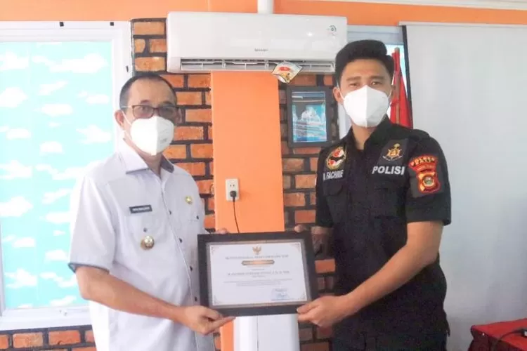 Bupati PALI Berikan Penghargaan Kepada Polres PALI (dok.Klikanggaran/BudiS)