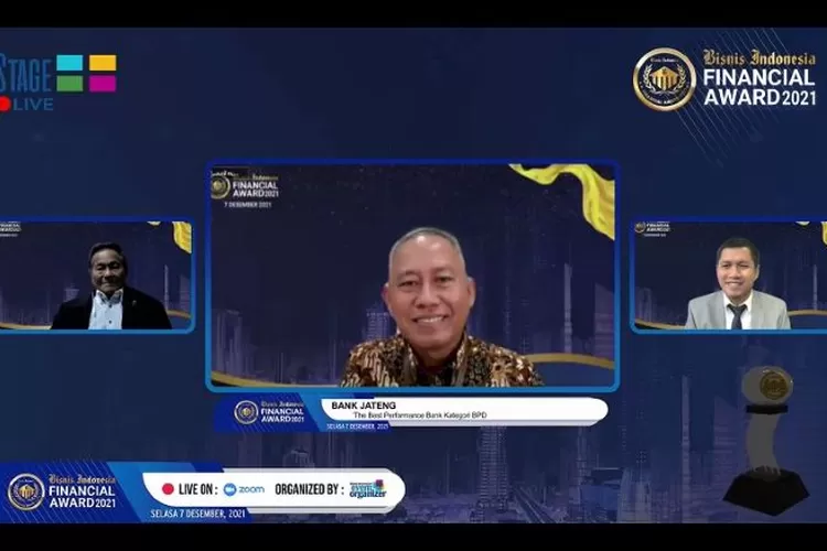 Bank Jateng meraih dua penghargaan dalam gelaran Bisnis Indonesia Financial Award (BIFA) Tahun 2021.  (dok Bank Jateng)